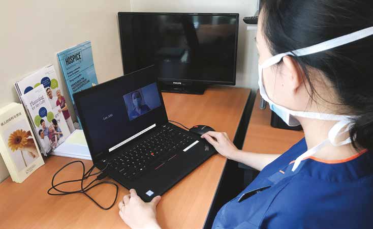  ​The Department of Psychosocial Oncology at NCCS is adopting video consultations to reach out and connect with patients.