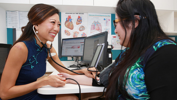  ​Associate Professor Carolyn Lam (left), Senior Consultant, Department of Cardiology, NHCS, is the principal investigator for the ASIAN-HF study.
