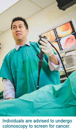 Changes in bowel habits- screening and diagnosis